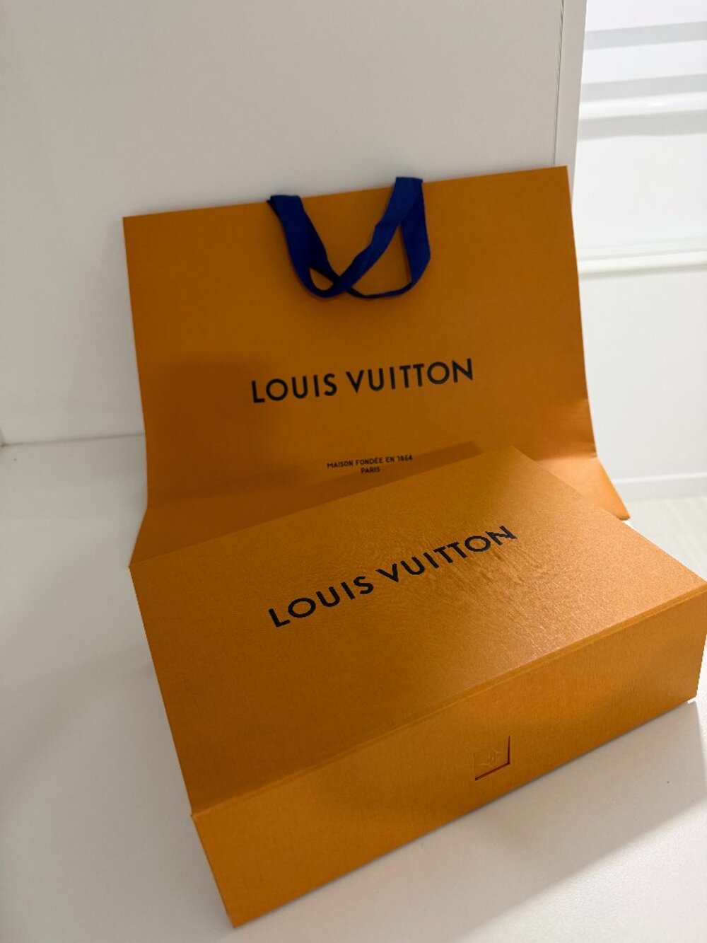 Authentic Louis Vuitton Empty Box & Shopping Bag